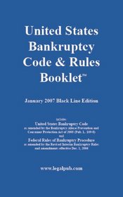U.S. Bankruptcy Code & Rules Booklet