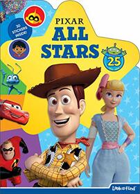 Disney Pixar 25th Anniversary Toy Story, Cars, and More! - Look and Find Activity Book with 30 Bonus Stickers - PI Kids
