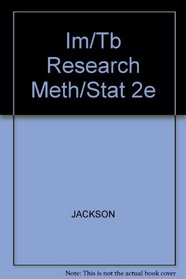 Im/TB Research Meth/Stat 2e