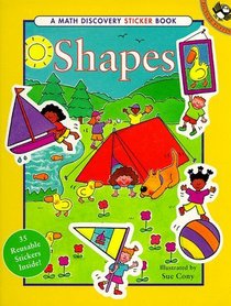 Shapes (A Math Discovery Sticker Book with 35 Reusable Stickers Inside!)