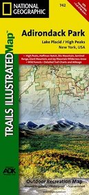 Lake Placid, High Peaks - Trails Illustrated Map # 742