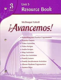 Avancemos! 3 Unit 5 Resource Book