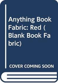 Anything Book Fabric: Red (Blank Book Fabric)