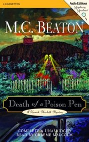 Death of a Poison Pen (Hamish MacBeth, Bk 20) (Unabridged Audio Cassette)