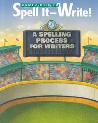 Spell It-Write!: A Spelling Process for Writers