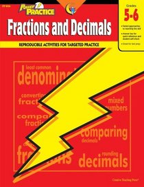 Power Practice Fractions and Decimals, Gr. 5-6