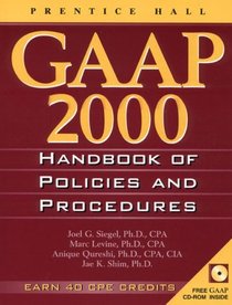Gaap Handbook of Policies and Procedures, 2000 (Gaap Handbook of Policies and Procedures, 2000)