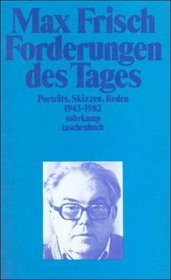 Forderungen des Tages: Portrats, Skizzen, Reden, 1943-1982 (Suhrkamp Taschenbuch) (German Edition)