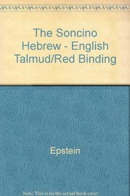 The Soncino Hebrew - English Talmud/Red Binding (27-volume set)