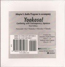 Student Audio CD Program t/a Yookoso! Continuing with Contemporary Japanese