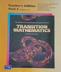 Transition Mathematics (The University of Chicago School Mathematics Project, Part 2)