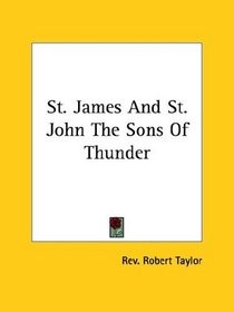 St. James and St. John the Sons of Thunder