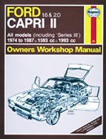 FORD CAPRI II 1600 & 2000 1974 TO 1979 OWNERS WORKSHOP MANUAL