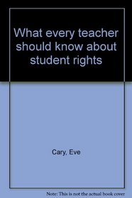 What every teacher should know about student rights