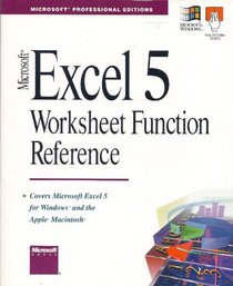 Microsoft Excel Worksheet Function Reference (Microsoft Reference)