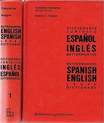 Butterworths Spanish-English Legal Dictionary: v. 1