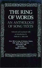 The Ring of Words: An Anthology of Song Texts