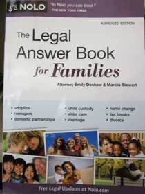 The Legal Answer Book for Families, Abridged Edition (Nolo Series)
