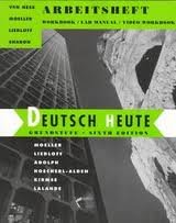 Deutsch Heute: Grundstufe : Arbeitsheft : Workbook/Lab Manual/Video Workbook