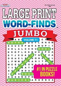 Jumbo Large Print Word-Finds Puzzle Book-Word Search Volume 71