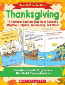 Read & Write Booklets: Thanksgiving: 10 Nonfiction Booklets That Teach About the Mayflower, Pilgrims, Wampanoag, and More!