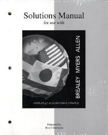 Solutions Manual to accompany  Principles of Corporate Finance (McGraw-Hill Series in Finance)
