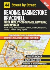 AA Street by Street: Reading, Basingstoke, Bracknell, Fleet, Henley-On-Thames, N