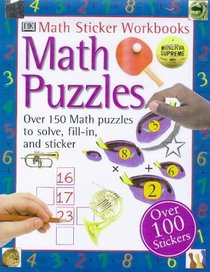 Math Sticker Workbooks: Math Puzzles