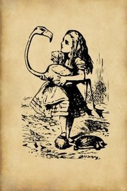 Alice in Wonderland Journal - Alice and The Flamingo: 100 page 6