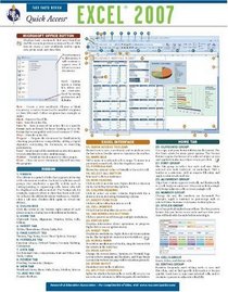 Excel 2007 - REA's Quick Access Reference Chart