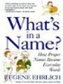 What's in a Name? How Proper Names Became Everyday Words