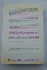 Mecanique quantique (Collection Enseignement des sciences ; 16) (French Edition)