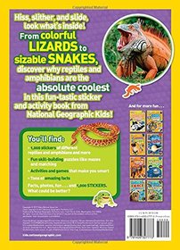 National Geographic Kids Reptiles and Amphibians Sticker Activity Book (NG Sticker Activity Books)
