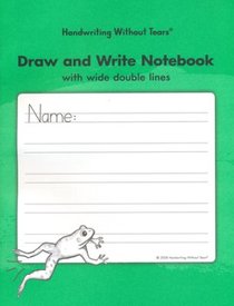 Draw & Write Notebook: With Wide Double Lines (Student Workbook, Grades K-1)