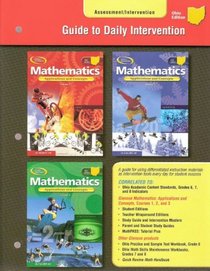 Glencoe Mathematics: Applications and Concepts, Course 1, 2, and 3 - Guide to Daily Intervention [Ohio Edition]