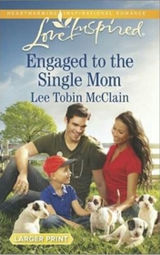Engaged to the Single Mom (Rescue River, Bk 1) (Love Inspired, No 912) (Larger Print)