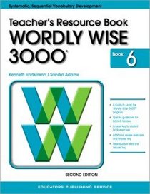 Wordly Wise 3000 Grade 6 Teacher Resource Book - 2nd Edition