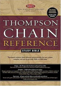 The Thompson Chain-Reference Study Bible: Thompson's exclusive chain-reference study system