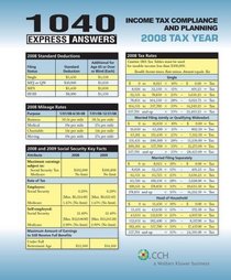 1040 Express Answers for the 2008 Tax Year