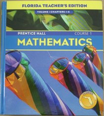 Prentice Hall Mathematics, Course 1, Vol. 1, Chapters 1-6