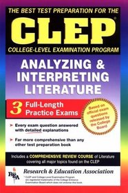 CLEP Analyzing  Interpreting Literature (REA) - The Best Test Prep for the CLEP (Test Preps)
