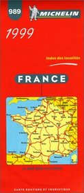 Michelin Main Road Map: France/1999 (Michelin Map, 989)