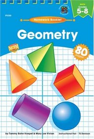 Geometry Homework Booklet, Grades 5 - 8 (Homework Booklets)