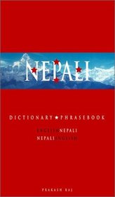 Nepali-English/English-Nepali Dictionary and Phrasebook (Hippocrene Dictionary  Phrasebooks)