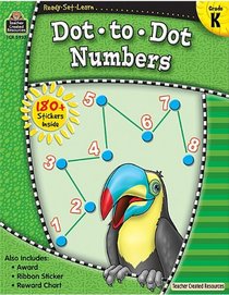 Ready-Set-Learn: Dot-to-Dot Numbers Grd K (Ready Set Learn)