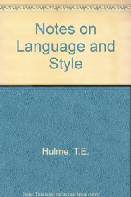Notes on Language & Style