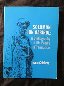 Solomon Ibn Gabirol: A Bibliography