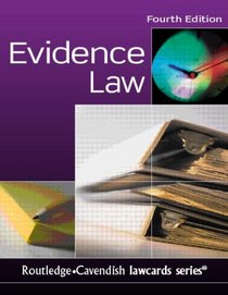 Evidence Lawcards 4/e: Fourth edition