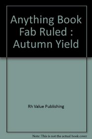 Anything Book Fab Ruled: Autumn Yield