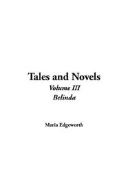 Tales and Novels, V3